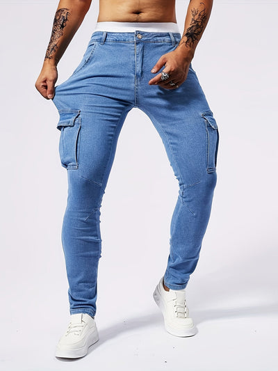 Rhevos® | Slim Fit Cargo Jeans