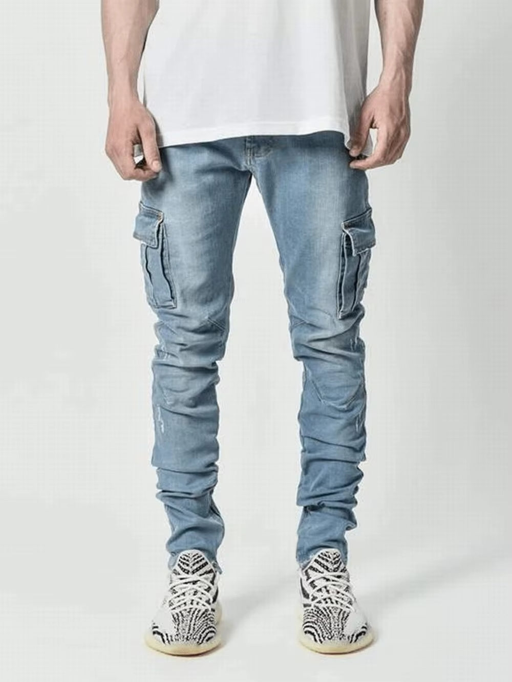 Rhevos® | Cargo Street Elastic Jeans