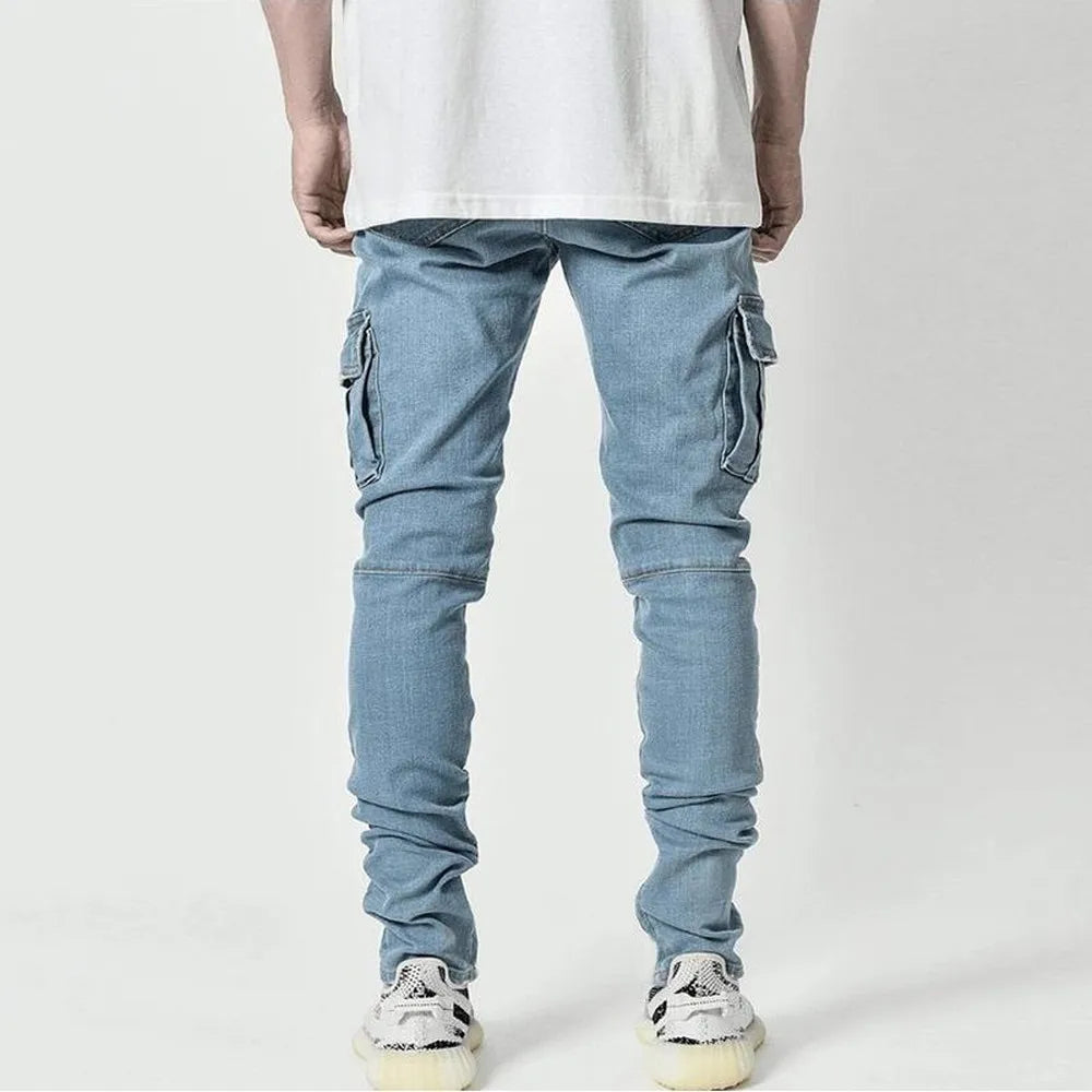 Rhevos® | Cargo Street Elastic Jeans