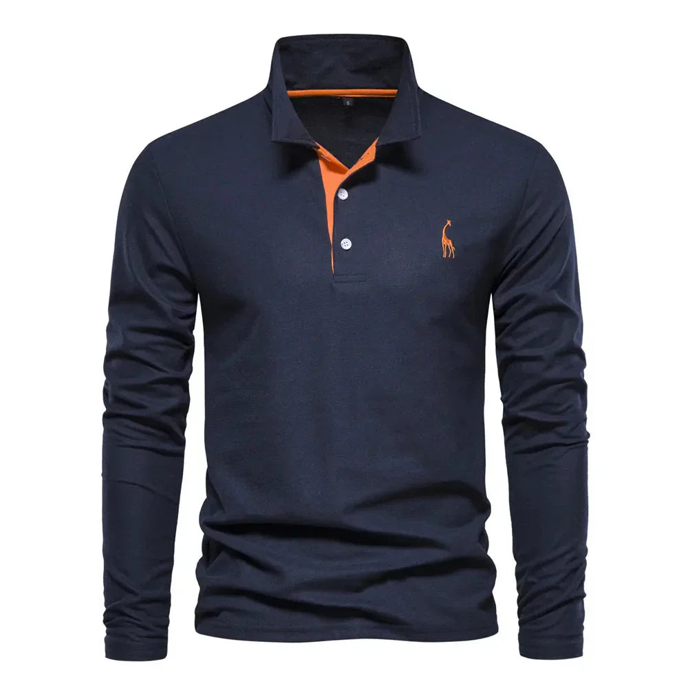 Rhevos® | Polo met Lange Mouwen